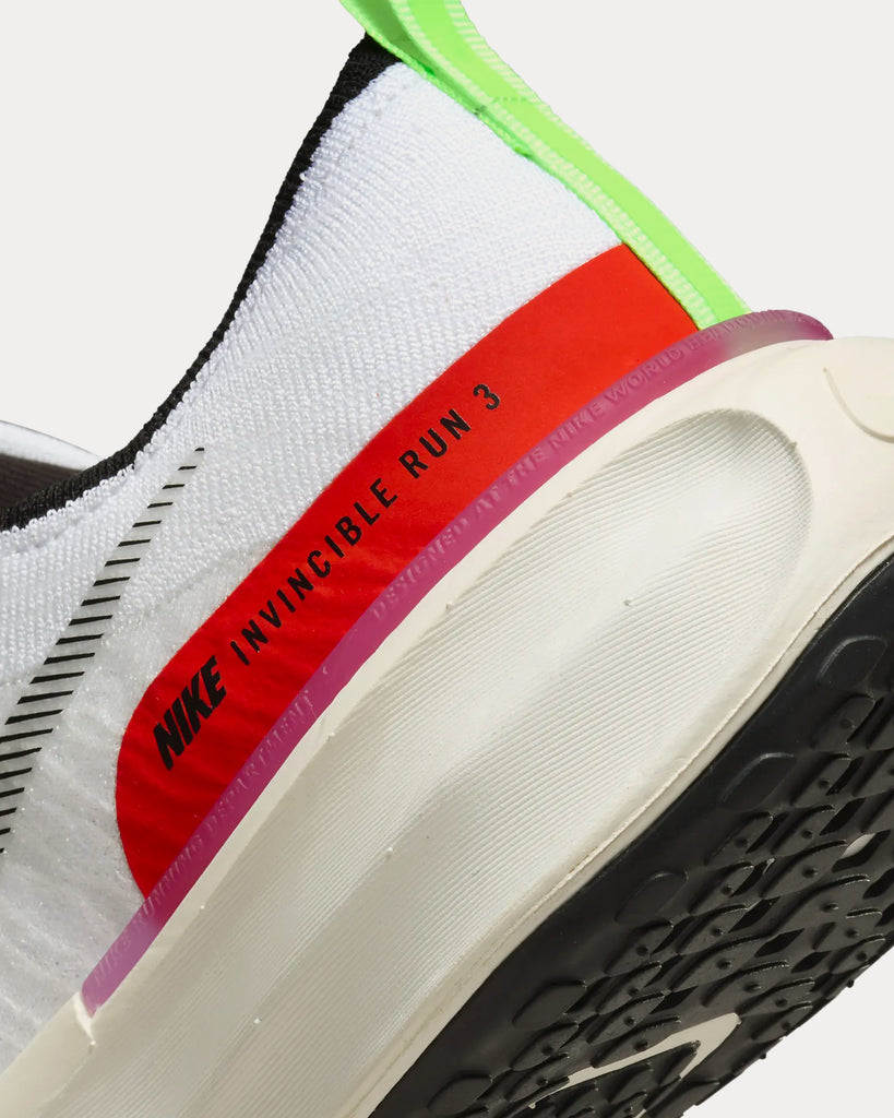 Nike Invincible 3 White / Lime Blast / Black Running Shoes - Sneak in Peace
