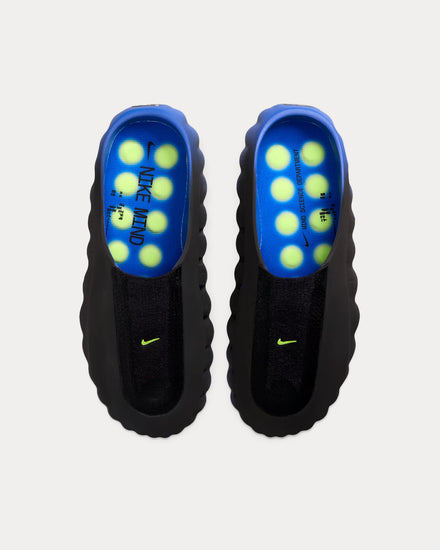 Nike Mind 001 Flyknit Hyper Royal Black Mules - 2
