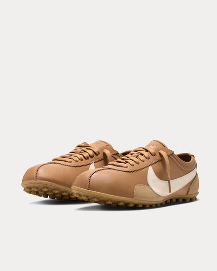 Nike Moon Shoe OG Leather Flax / Gum Medium Brown / Malachite / Pale Ivory Low Top Sneakers - 3