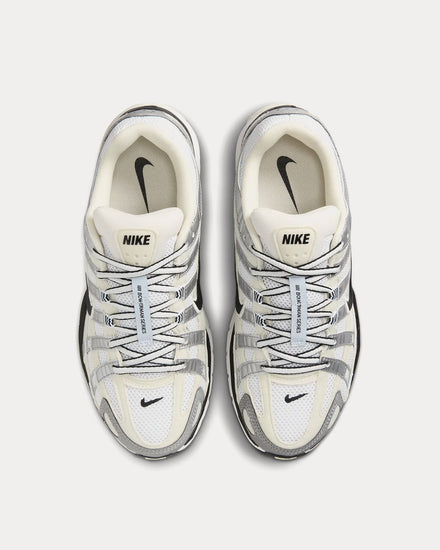 Nike P-6000 Coconut Milk / Summit White / Metallic Silver / Black Low Top Sneakers - 2