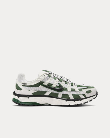 Nike P-6000 Summit White / Black / Metallic Summit White / Fir Low Top Sneakers