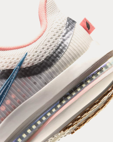 Nike Pegasus Premium Summit White / Photon Dust / Bleached Coral / Light Armory Blue Running Shoes - 6