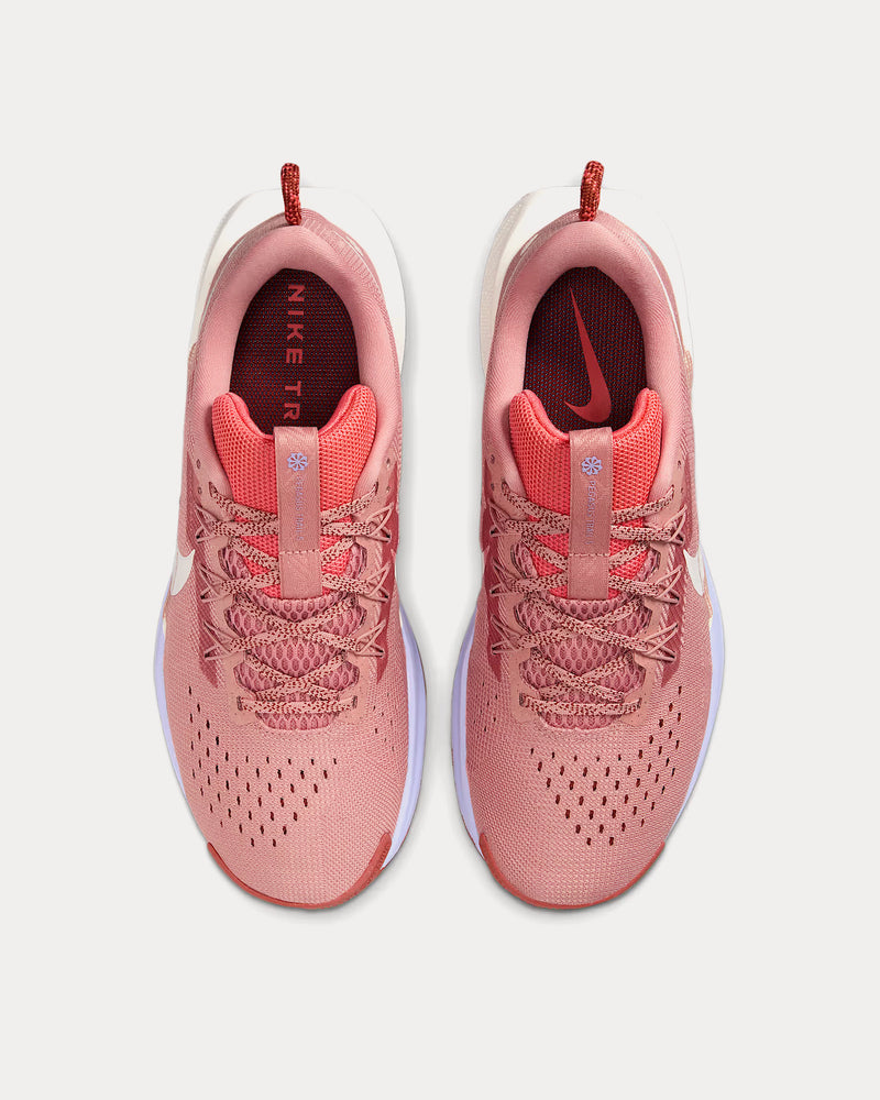 Nike Pegasus Trail 5 Red Stardust / Sail / Lilac Ice / Mars Stone Running Shoes - 2