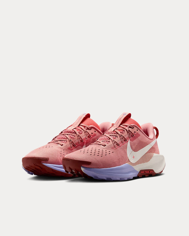Nike Pegasus Trail 5 Red Stardust / Sail / Lilac Ice / Mars Stone Running Shoes - 3