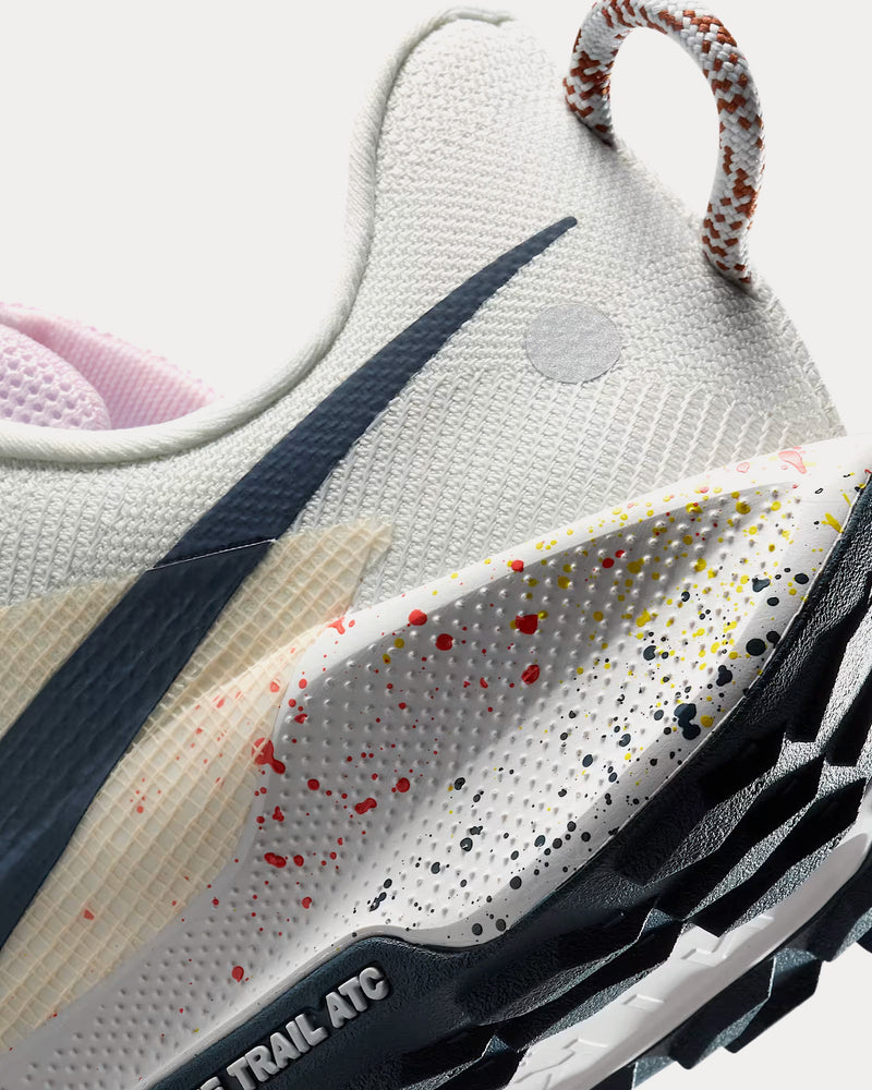 Nike Pegasus Trail 5 Summit White / Football Grey / Pink Foam / Armoury Navy Running Shoes - 5