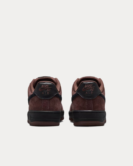 Nike SB Air Force 1 Low Light Chocolate Low Top Sneakers - 4