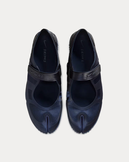 NikeSKIMS Rift Satin Navy / NSKM Obsidian / Obsidian Slip On Sneakers - 2