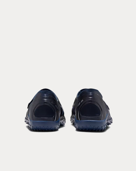 NikeSKIMS Rift Satin Navy / NSKM Obsidian / Obsidian Slip On Sneakers - 4