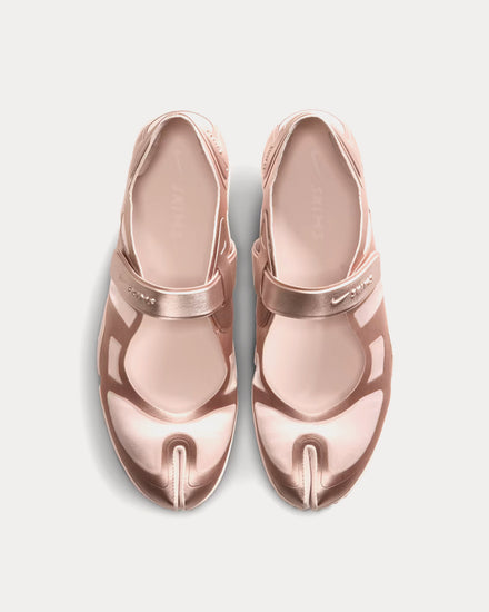 NikeSKIMS Rift Satin Silt Red / Silt Red / Silt Red Slip On Sneakers - 2