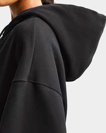 Nike Studio Fleece Total Black / Sail Full-Zip Hoodie - 4
