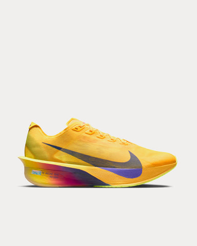 Nike Vaporfly 4 Citron Pulse / Laser Orange / Volt Ice / Indigo Burst Running Shoes