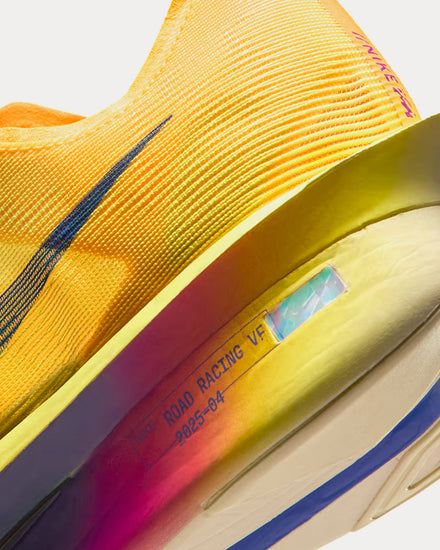 Nike Vaporfly 4 Citron Pulse / Laser Orange / Volt Ice / Indigo Burst Running Shoes - 3