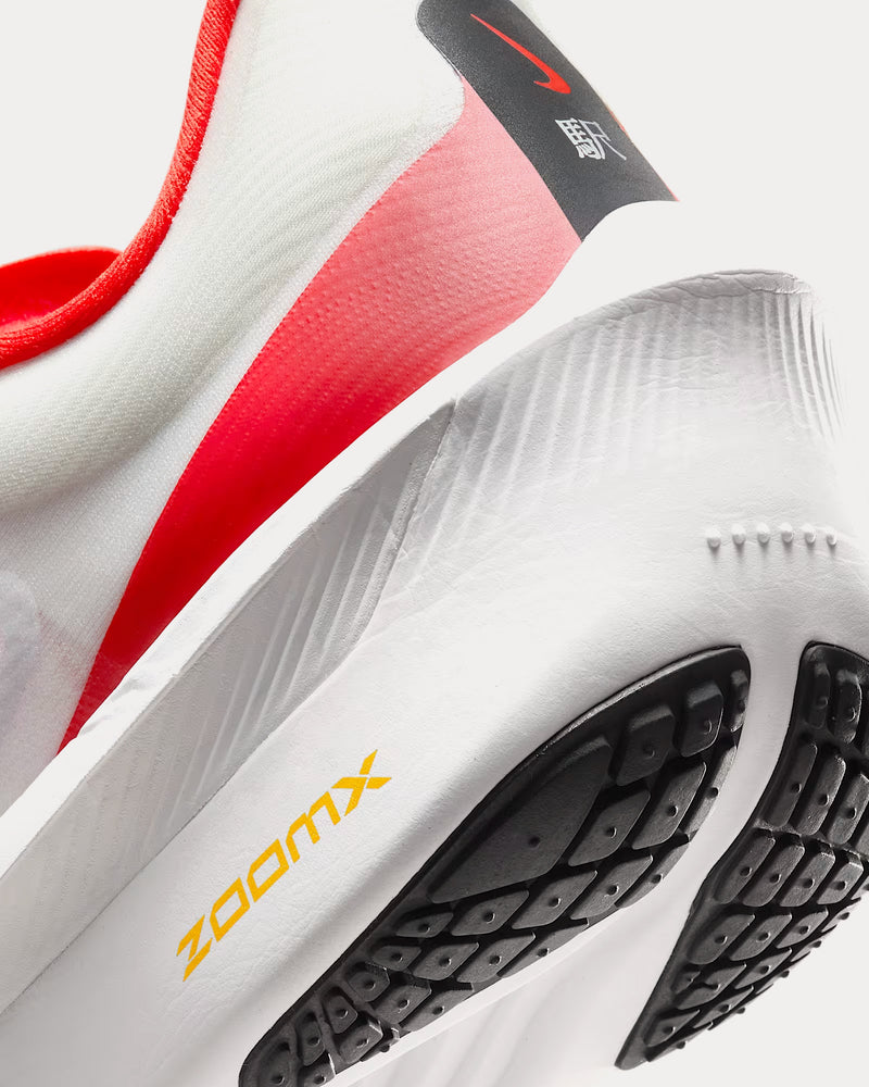 Nike Zoom Fly 6 Premium White / Black / University Red / Habanero Red Running Shoes - 5
