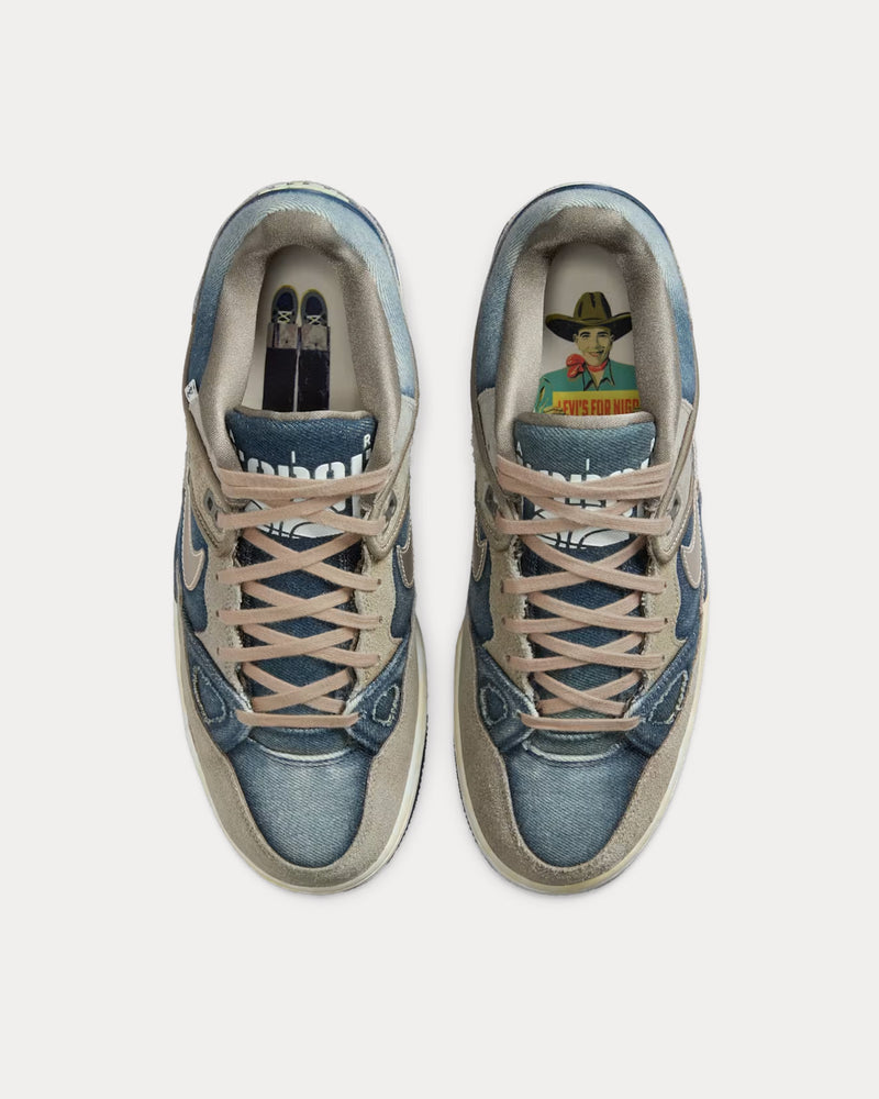 Nike x Nigo Levi's Air Force 3 Denim Low Top Sneakers - 2