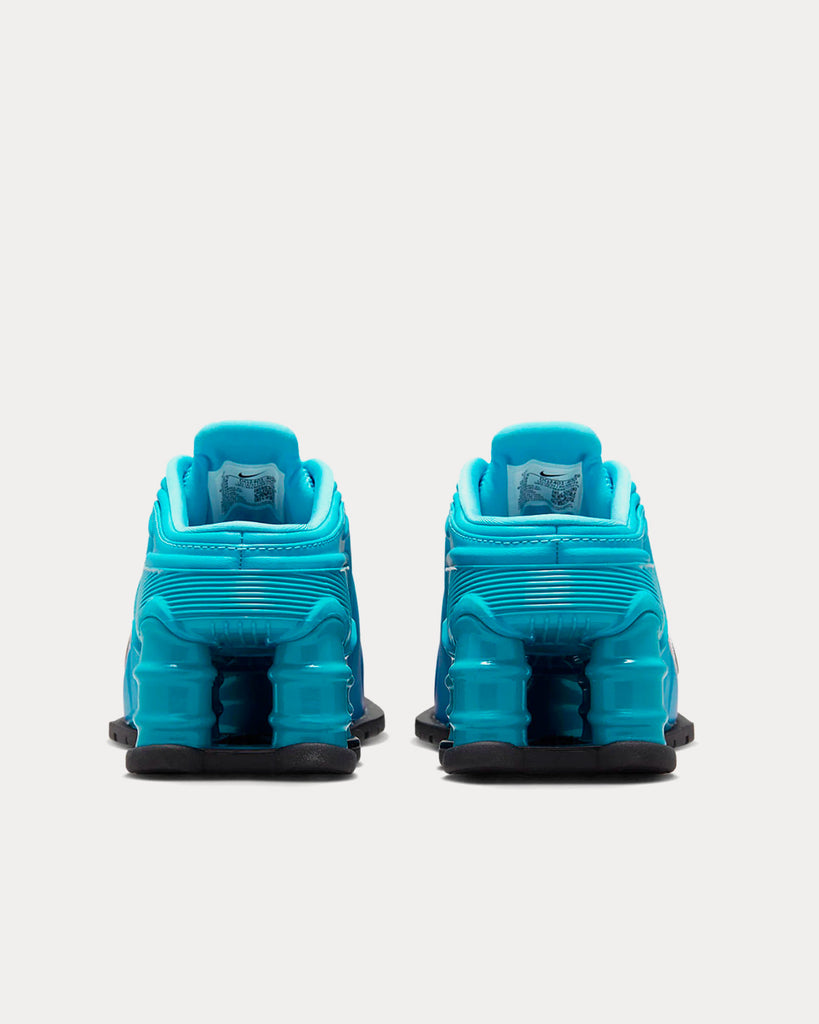 Nike x Martine Rose Shox MR4 Scuba Blue Low Top Sneakers - Sneak