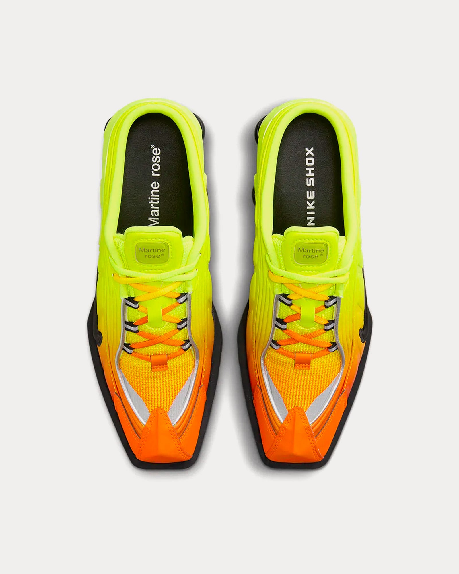 Nike x Martine Rose - Shox MR4 Safety Orange Low Top Sneakers
