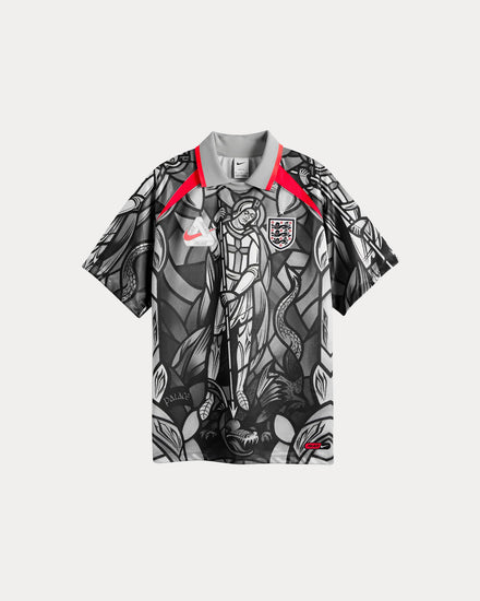 Nike x Palace England 'St George’s Cross' Short Sleeve Grey Football Jersey - 1