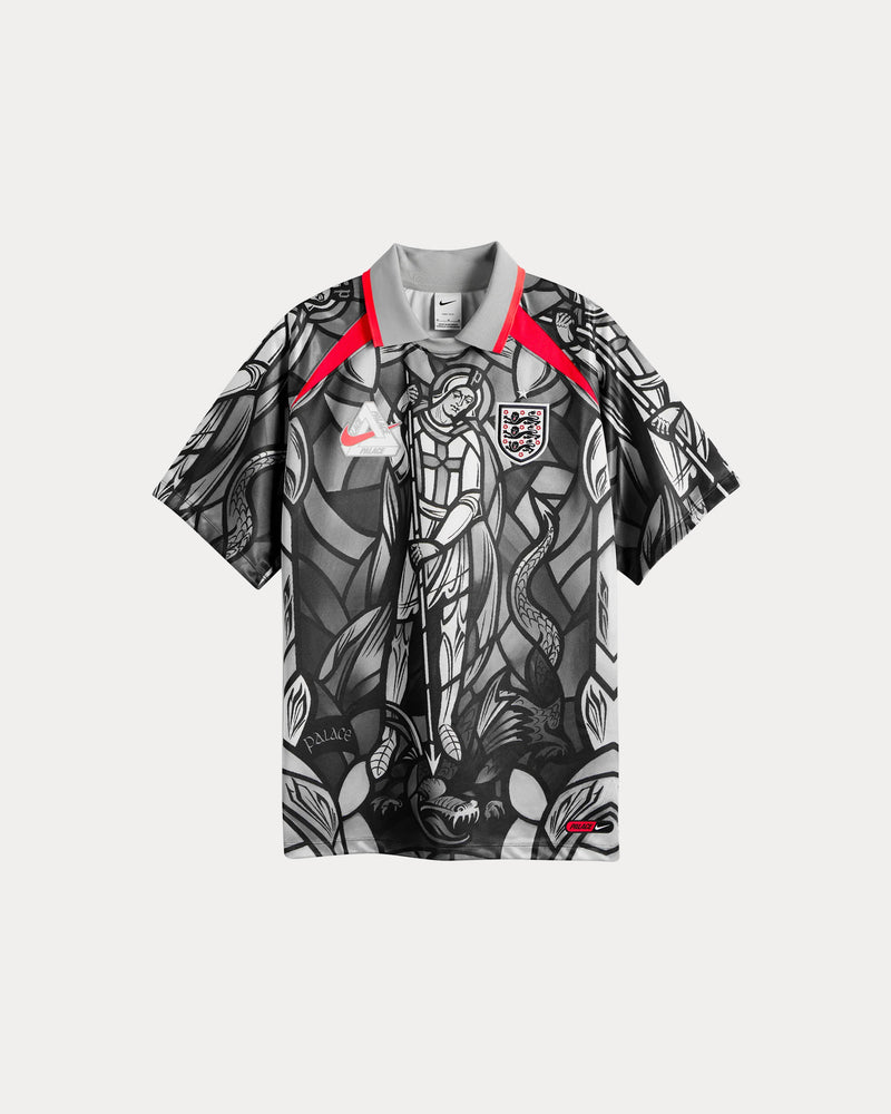 Nike x Palace England 'St George's Cross' Short Sleeve Grey