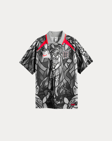 Nike x Palace England 'St George’s Cross' Short Sleeve Grey Football Jersey