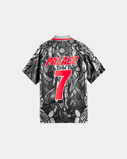 Nike x Palace England 'St George’s Cross' Short Sleeve Grey Football Jersey - 2