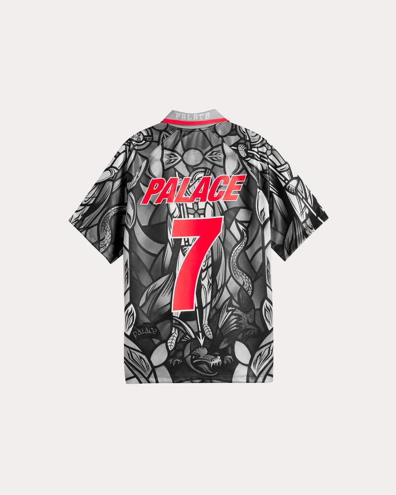 Nike x Palace England 'St George's Cross' Short Sleeve Grey
