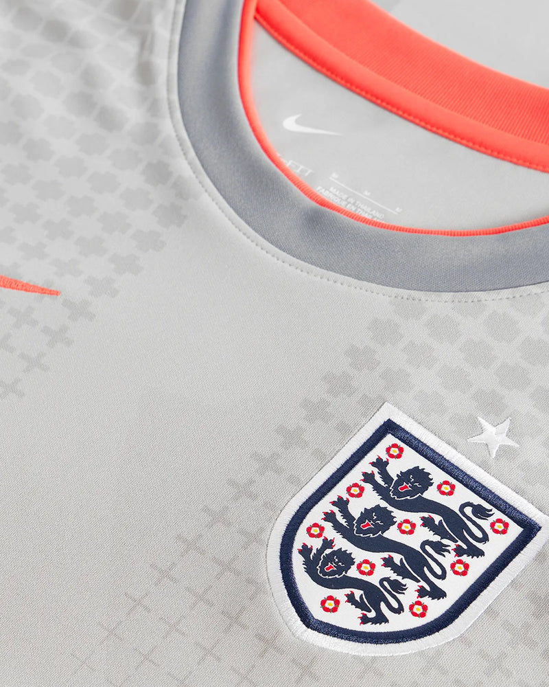 Nike x Palace England Pre-Match Pewter Grey / Bright Crimson Top