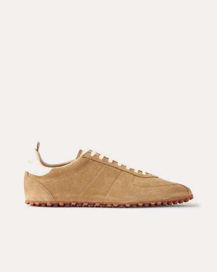 Officine Creative Repertoire 001 Suede Brown Low Top Sneakers - 1