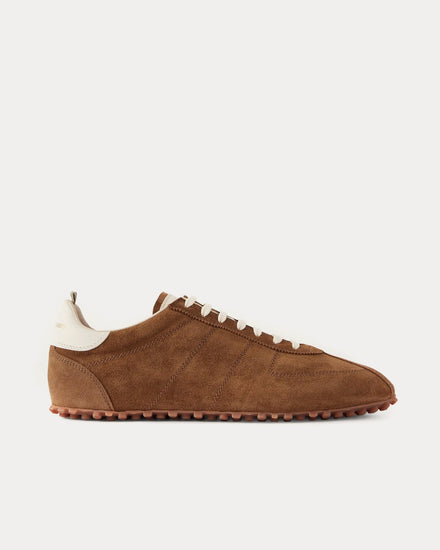 Officine Creative Repertoire 001 Suede Taupe Low Top Sneakers - 1
