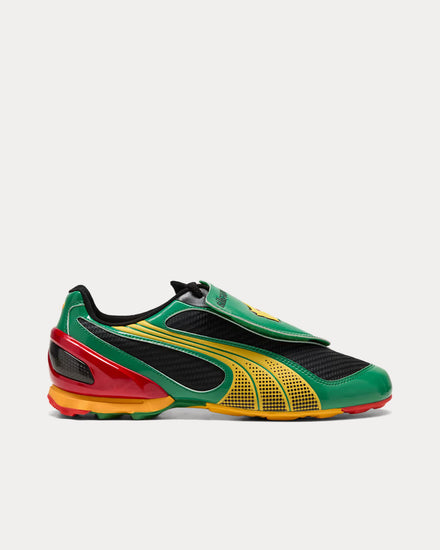 Puma x Ahluwalia V-S1 Archive Green / Yellow Sizzle / PUMA Black / Candy Apple Low Top Sneakers - 1