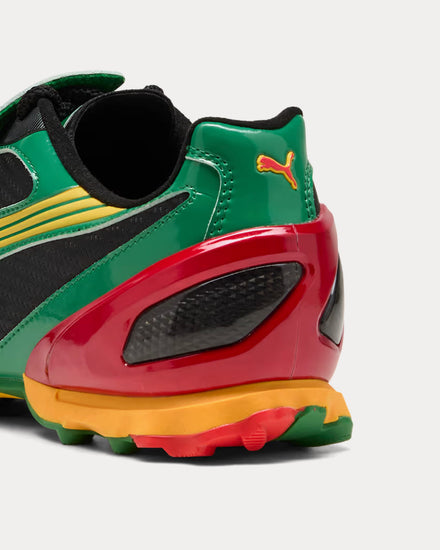 Puma x Ahluwalia V-S1 Archive Green / Yellow Sizzle / PUMA Black / Candy Apple Low Top Sneakers - 3
