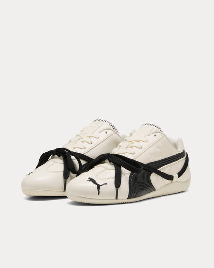 Puma x ROSÉ Speedcat Lea Warm White / Puma Black Low Top Sneakers - 3