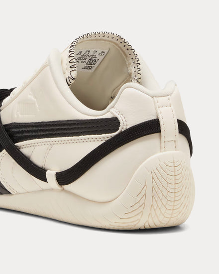 Puma x ROSÉ Speedcat Lea Warm White / Puma Black Low Top Sneakers - 4