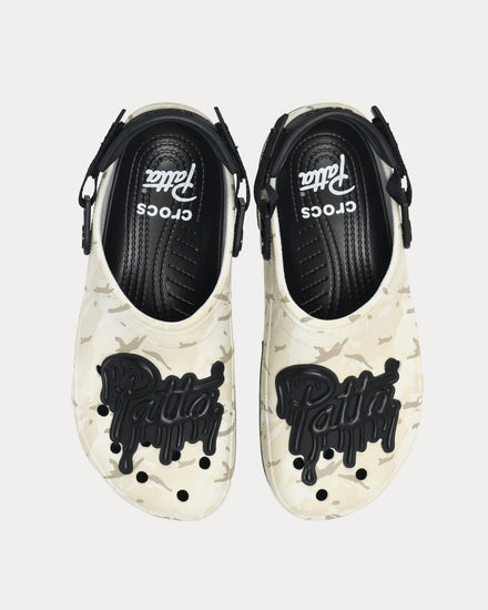 Crocs x Patta Classic EXP Almost White Clogs - 2