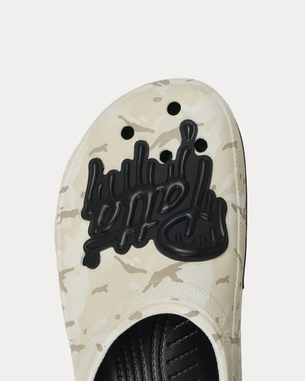 Crocs x Patta Classic EXP Almost White Clogs - 6