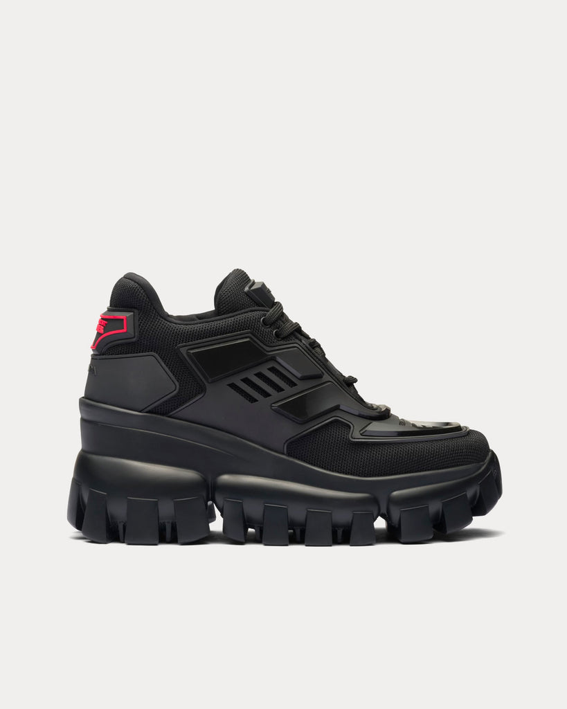 Prada Cloudbust Thunder Lug-sole Trainer Sneakers - Nero Bianco |  Editorialist