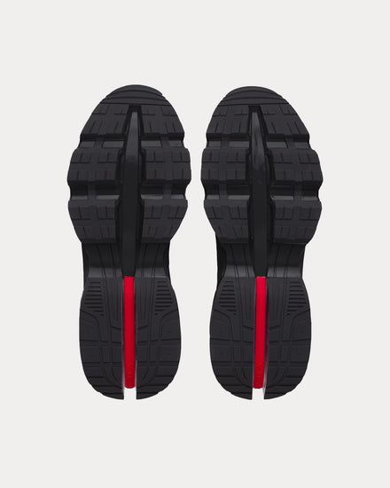 Prada Collision Cross Black Low Top Sneakers - 5