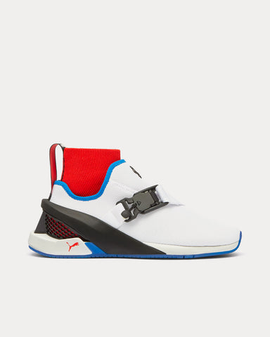 Ferrari x Puma ION F Miami White / Red Slip On Sneakers