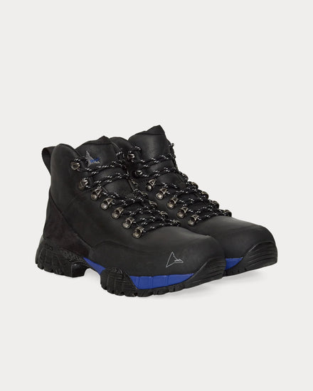 ROA x Fragment Andreas Black / Electric Blue Boots - 2