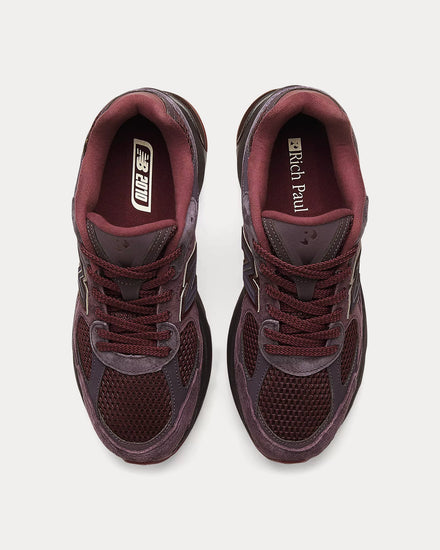 New Balance x Rich Paul Abzorb 2010 Plum Brown / NB Burgundy Low Top Sneakers - 2