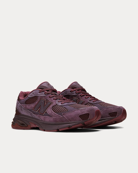New Balance x Rich Paul Abzorb 2010 Plum Brown / NB Burgundy Low Top Sneakers - 3