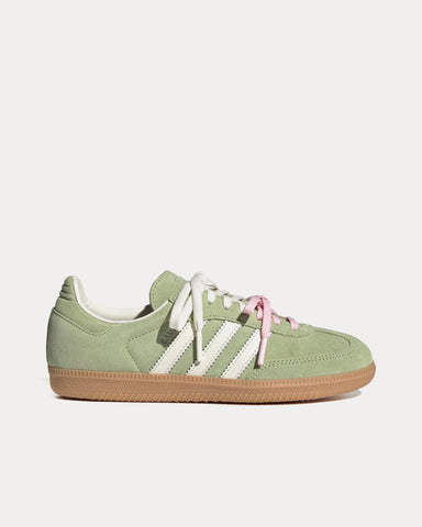 Adidas x Molly Mae Samba 'Matcha' Magic Lime / Off White / Gum Low Top Sneakers