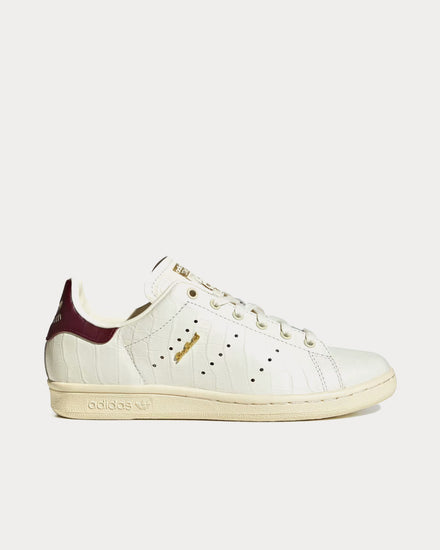 Adidas Stan Smith 80s Off White / Off White / Maroon Low Top Sneakers - 1