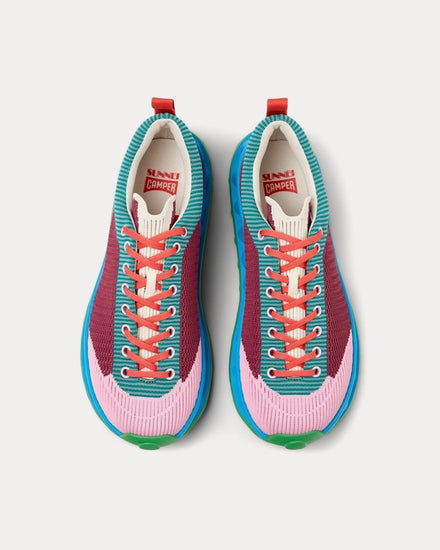 Sunnei x Camper Pelotissima Red / Pink Low Top Sneakers - 2