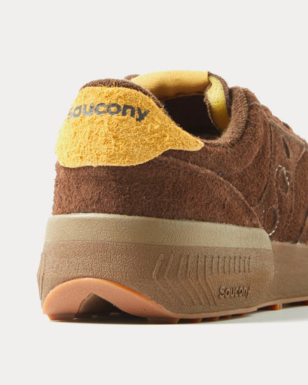 Saucony x Universal Works Jazz NXT Suede Brown Low Top Sneakers - 3