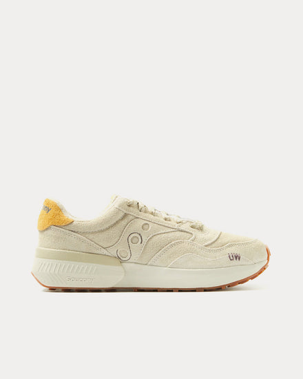 Saucony x Universal Works Jazz NXT Suede Light Grey Low Top Sneakers - 1