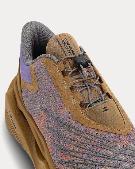 New Balance x Stone Island Tokyo Design Studio FuelCell C_1 Brown / Green / Purple Running Shoes - 6
