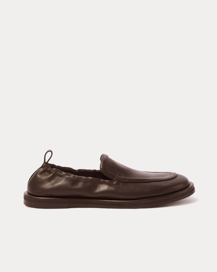 Studio Nicholson Donovan Leather Chocolate Loafers - 1