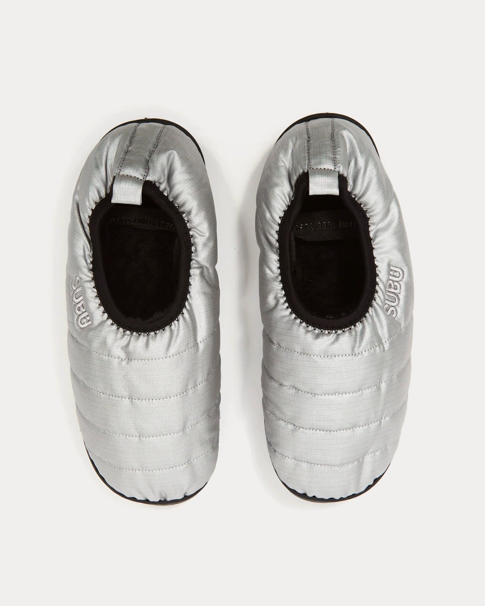 Subu - Packable Silver Slippers