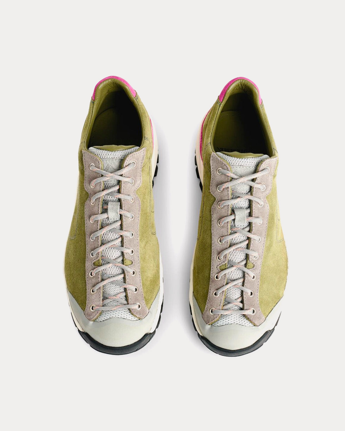 Diemme x Très Bien - Movida Suede Hiker Olive Low Top Sneakers
