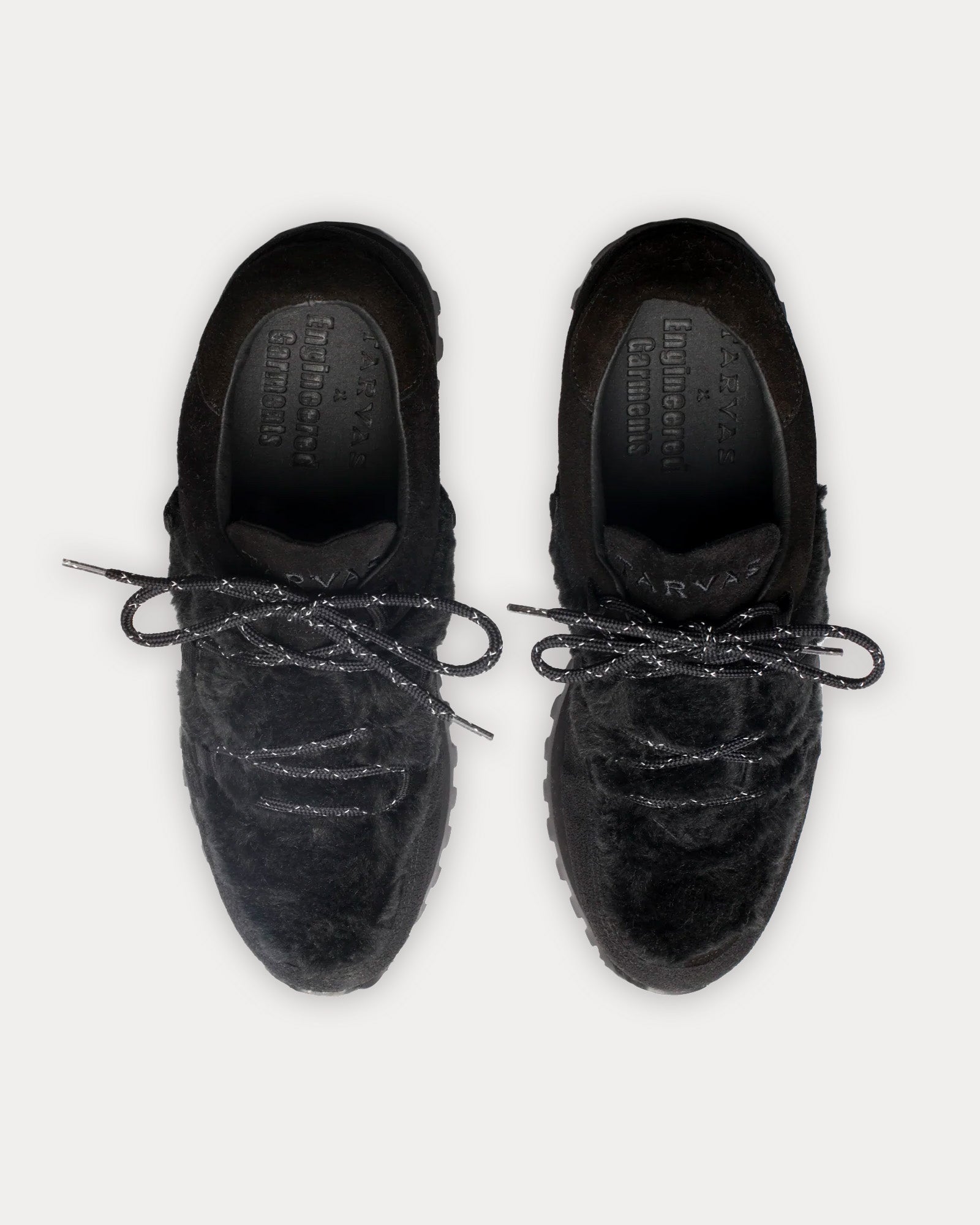 Tarvas x Engineered Garments - Forest Bather Black Low Top Sneakers